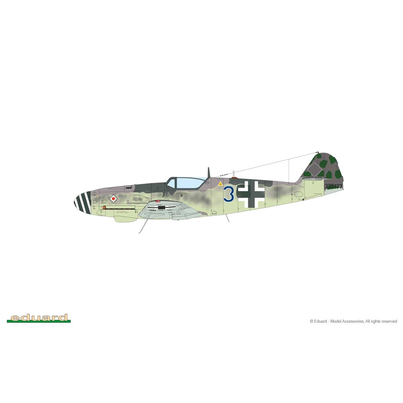 再入荷】11177 1/48 クーアフュルスト メッサーシュミット Bf109K-4