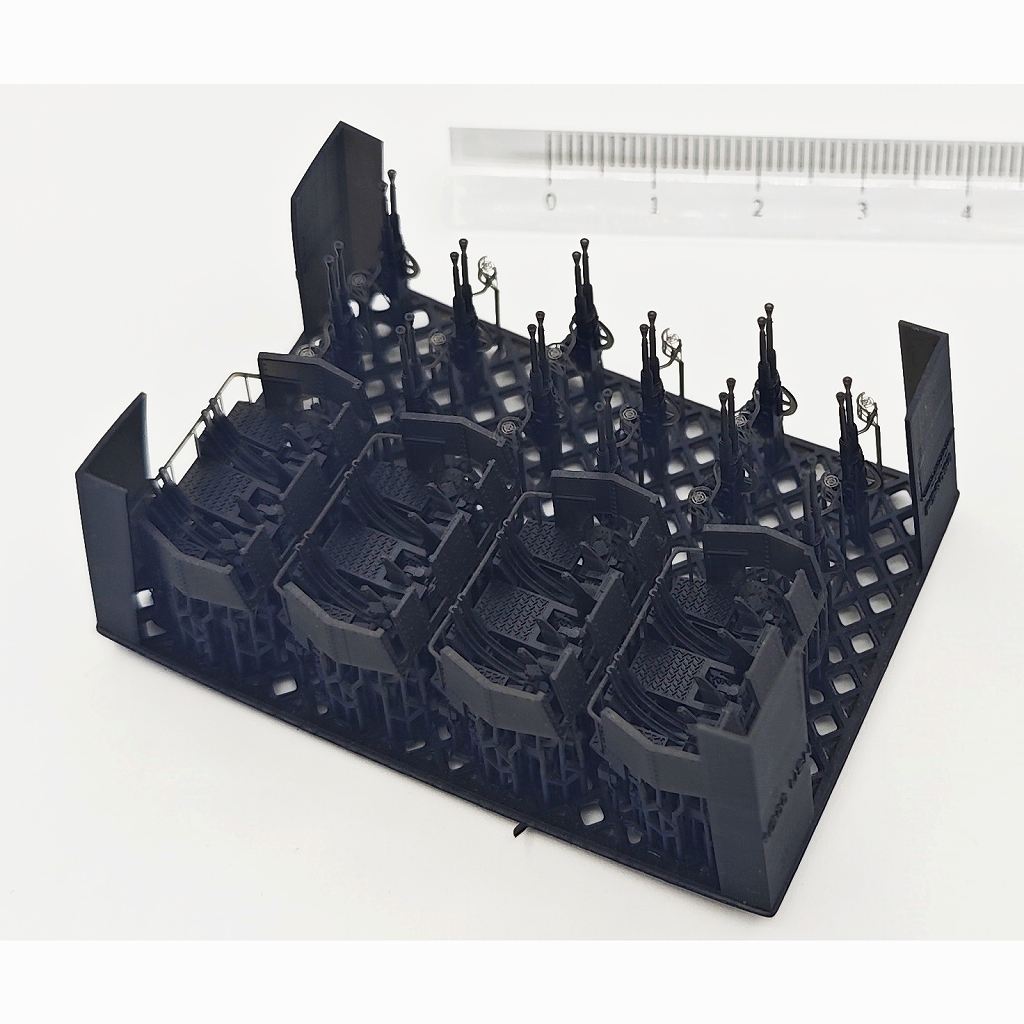 P20030 WWII 米海軍 40mmボフォース四連装機関砲 後期型 防盾付 精密3D