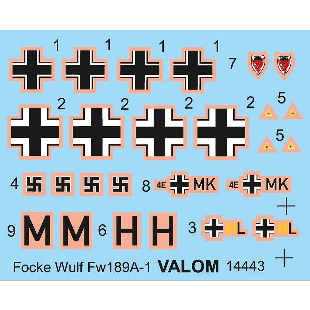 ڿʡ14443 եå Fw189A-1