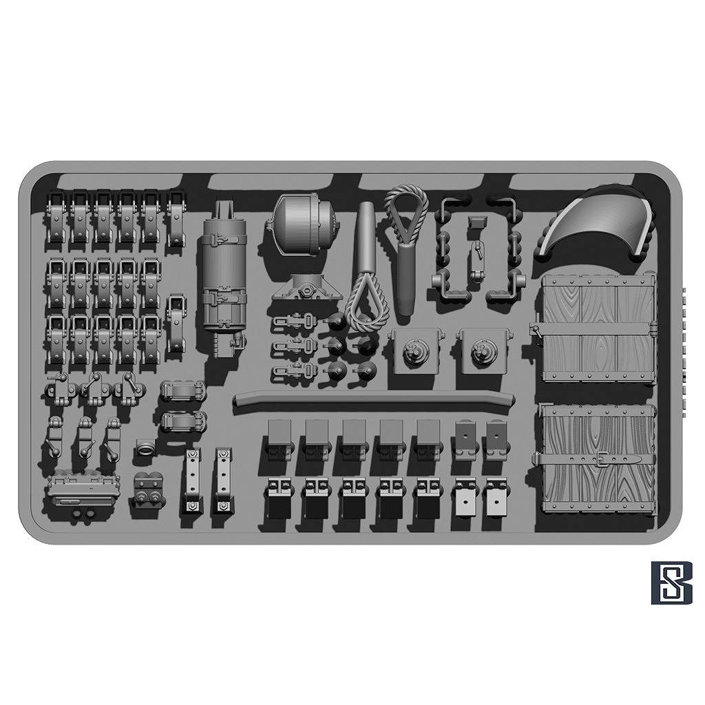 �ڿ����ʡ�BSKD35028 1/35 WWII �ɥ��� IV���ͷ���֥֥��٥��ѥǥ��ơ��륻�å�