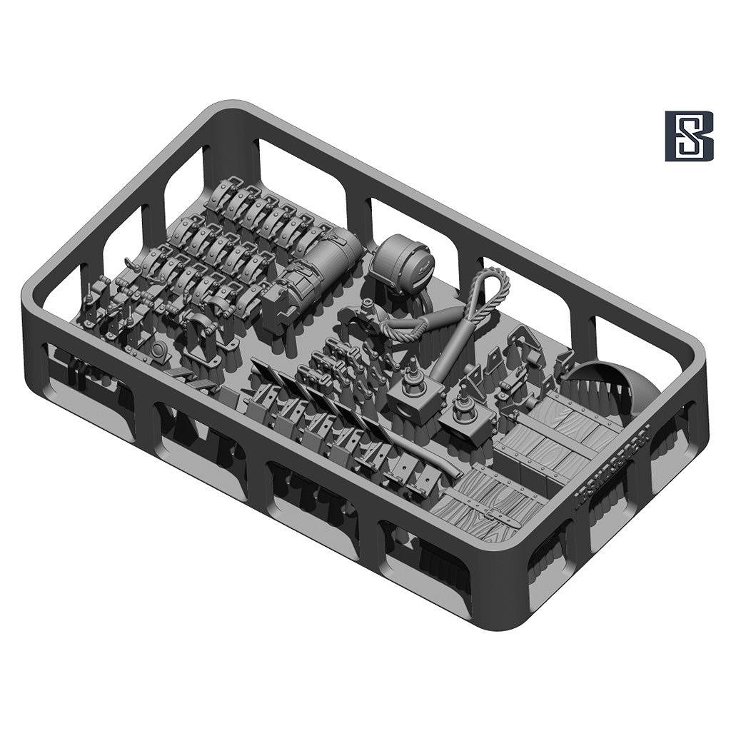 �ڿ����ʡ�BSKD35028 1/35 WWII �ɥ��� IV���ͷ���֥֥��٥��ѥǥ��ơ��륻�å�