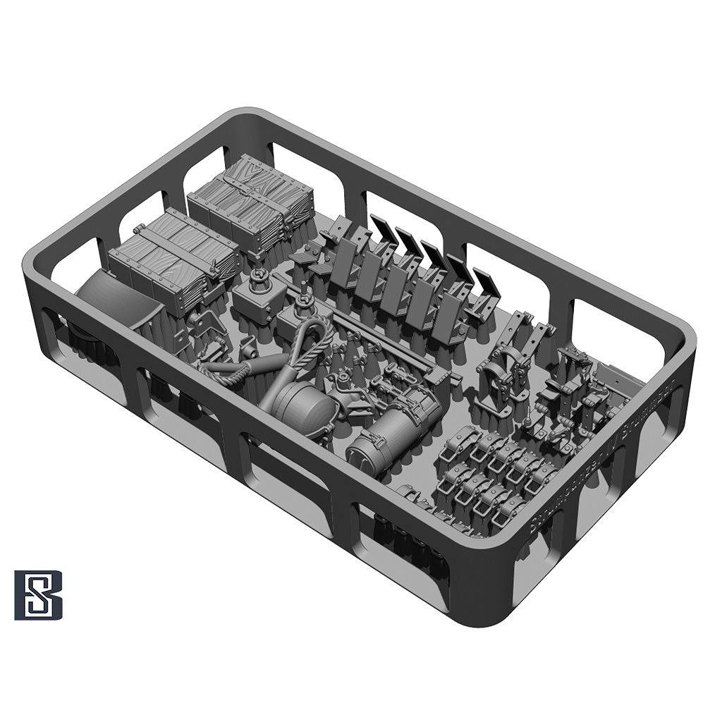 �ڿ����ʡ�BSKD35028 1/35 WWII �ɥ��� IV���ͷ���֥֥��٥��ѥǥ��ơ��륻�å�