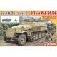 7611)1/72 WWII �ɥ��ķ� Sd.Kfz.251 Ausf.C & 3.7cm�����ˤ PaK35/36