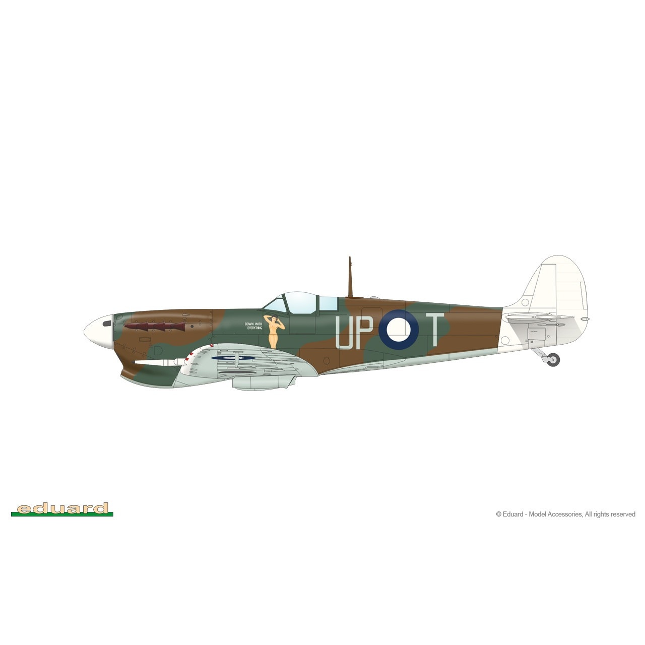 未使用・未開封品) エデュアルド 1/72 スピットファイアMk.8