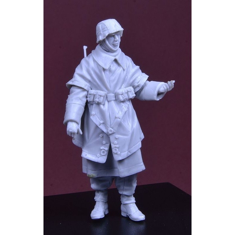 DD35207 1/35 WWII ドイツ武装親衛隊 迷彩ポンチョの兵士 ハンセン戦闘