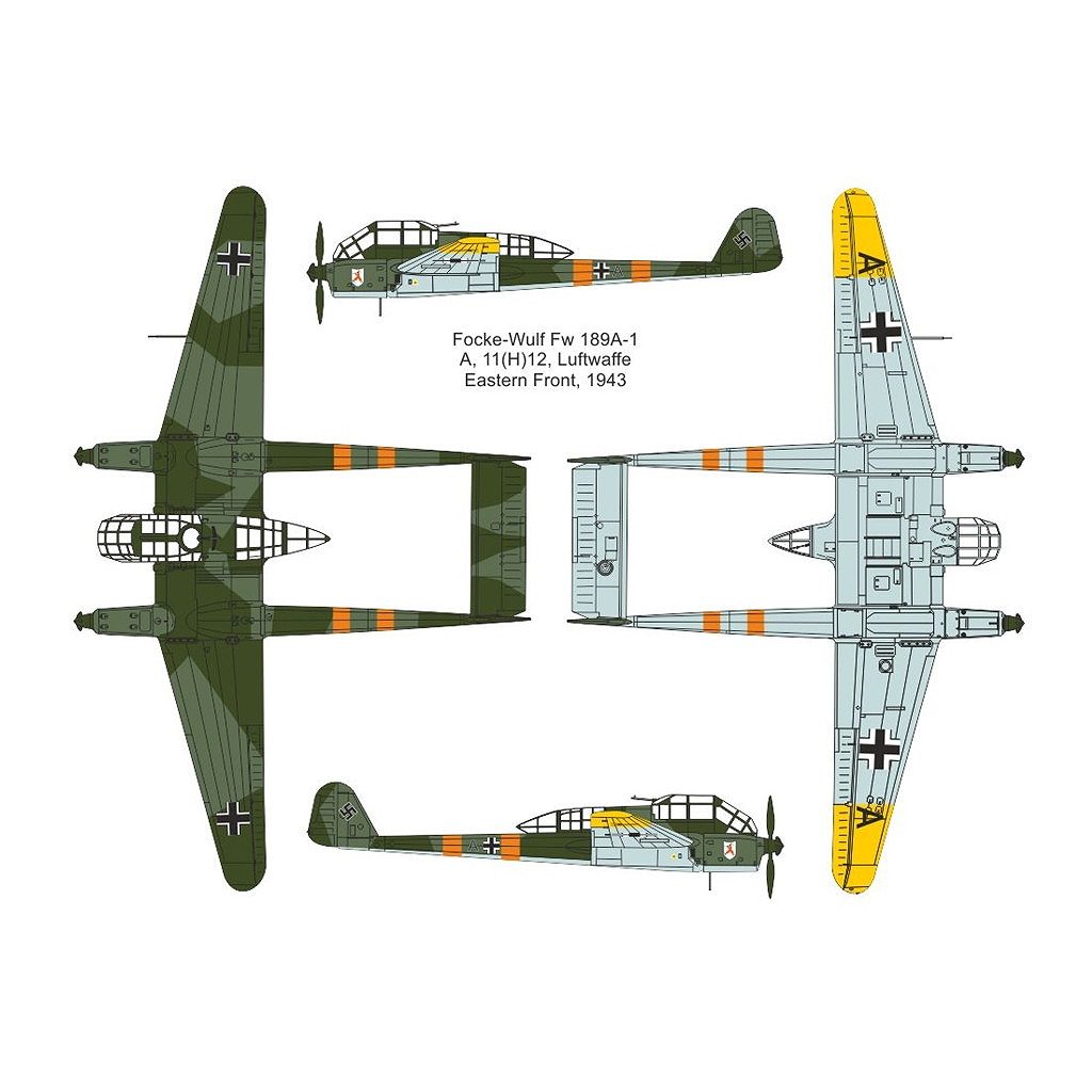 ڿʡ14444 1/144 եå Fw189A-1 ա
