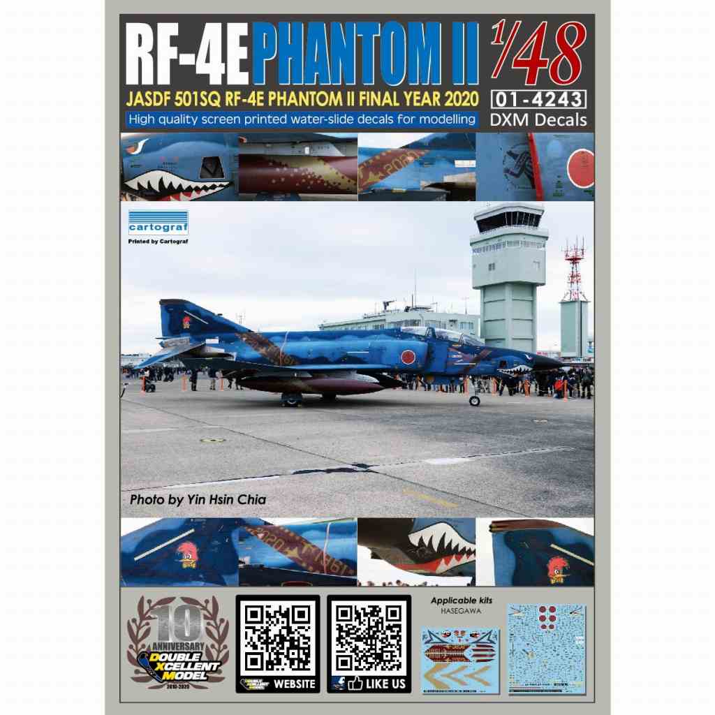 01-4243 1/48 �Ҷ������� RF-4E �ե���ȥ�II 501SQ �ե����ʥ륤�䡼 2020 �ξ��º� ��47-6905