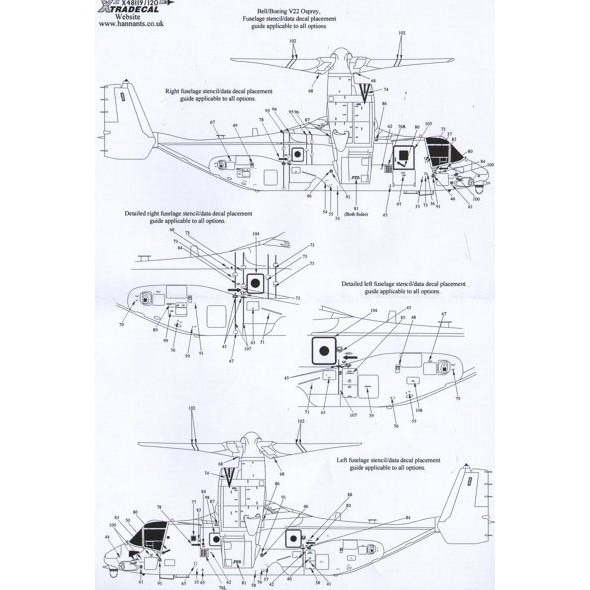 X48119 ベル・ボーイング V-22 オスプレイ | エクストラデカール