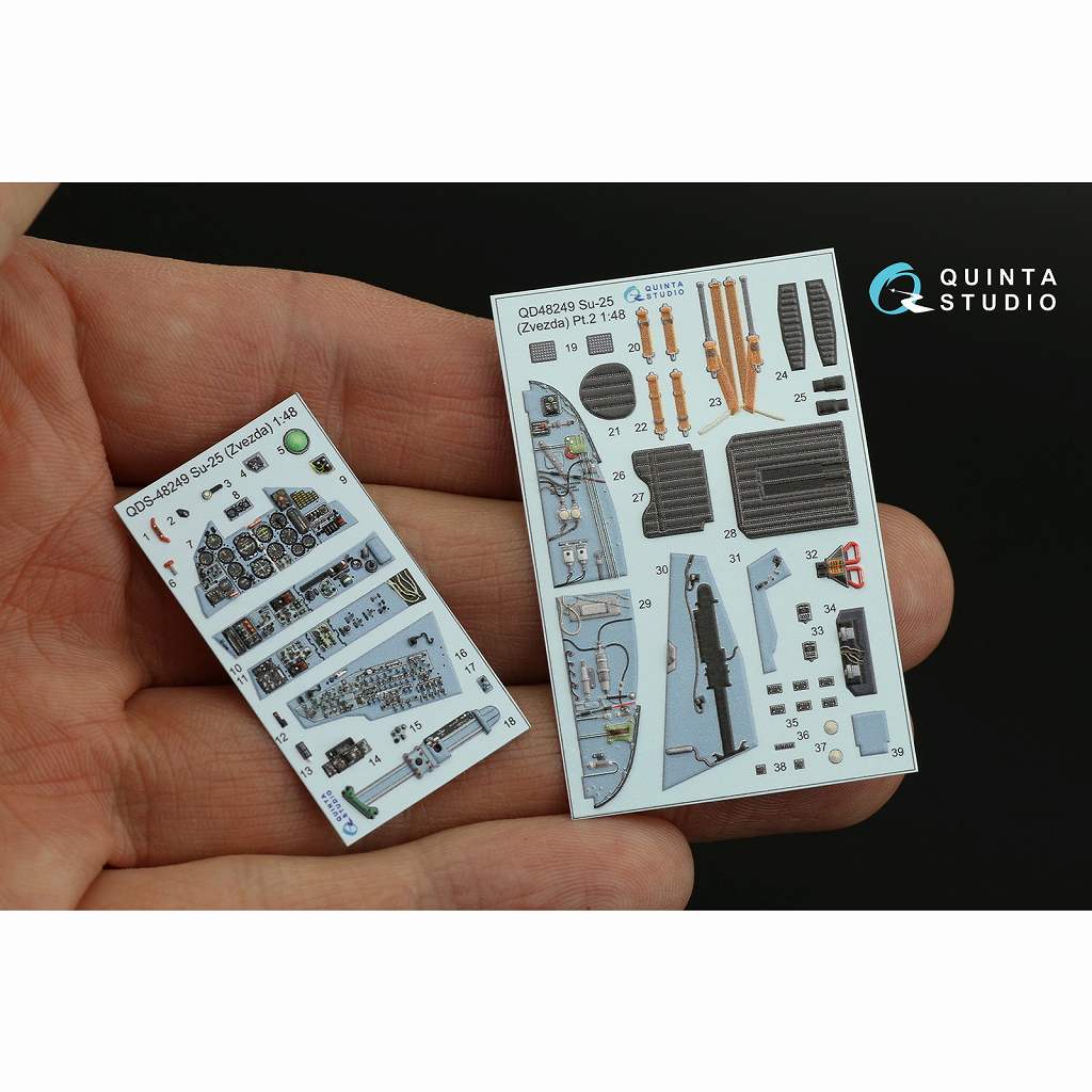 QD48249 1/48 ���ۡ��� Su-25 �ե��å��եå� �������顼3D�ǥ�����(���٥�����)