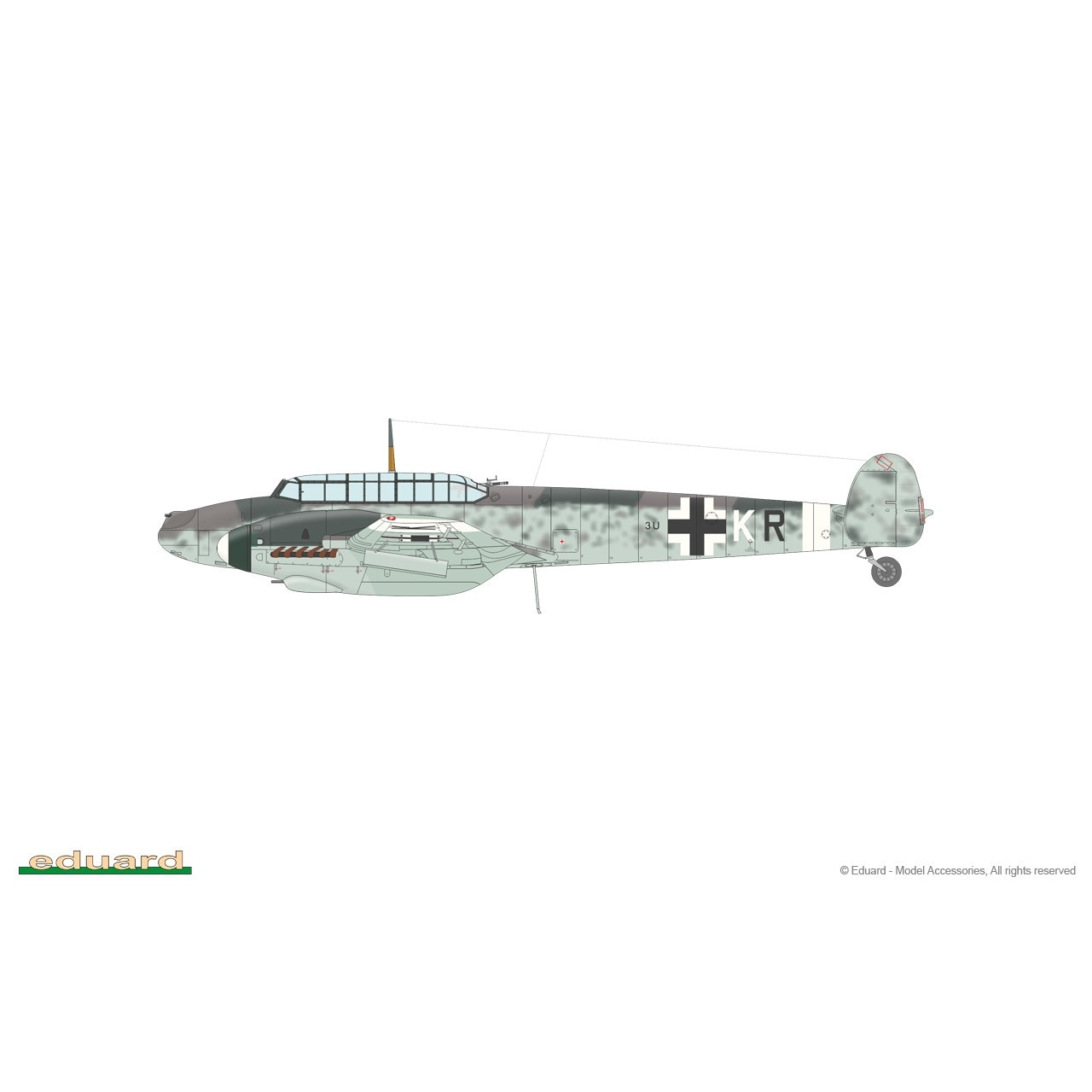 7468 1/72 メッサーシュミット Bf110G-2 ウィークエンド