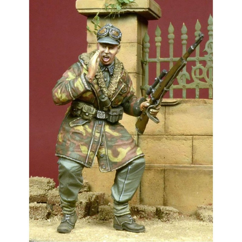 DD35050 WWII 独 叫ぶ武装親衛隊将校(アノラック姿) | Dデイ