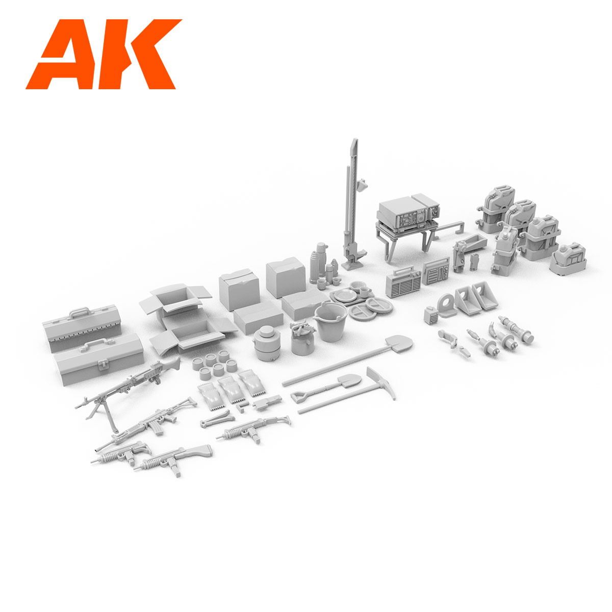 AK35006 1/35 IDFアクセサリーセット | AKインタラクティブ AK