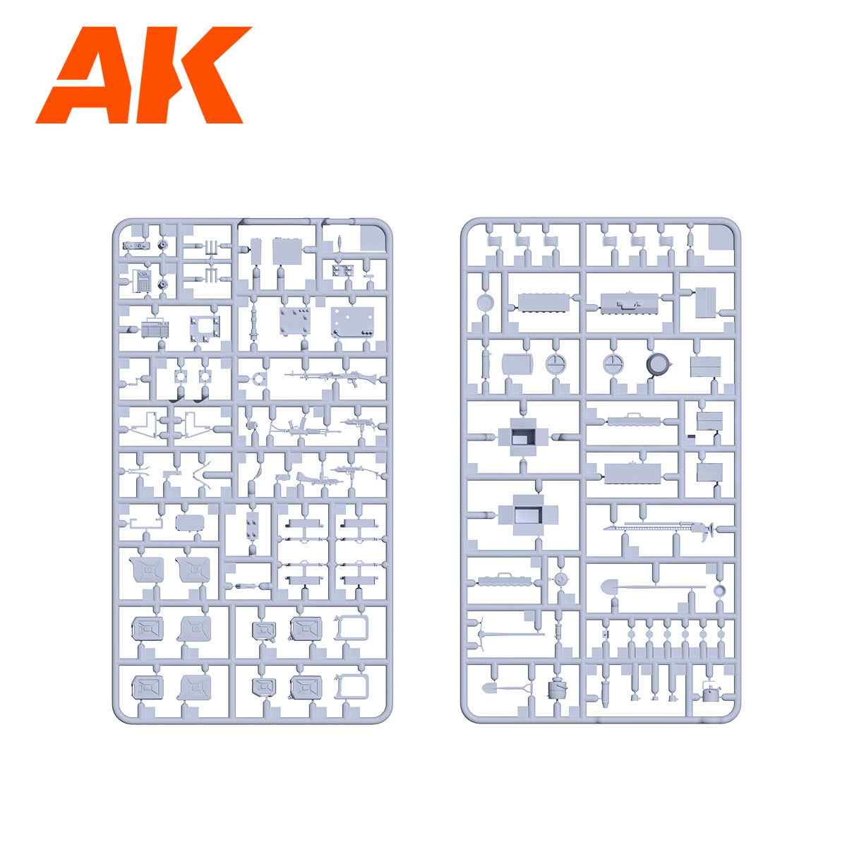 AK35006 1/35 IDFアクセサリーセット | AKインタラクティブ AK