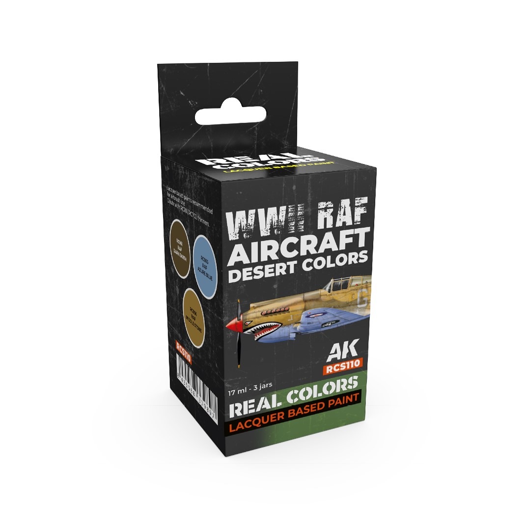 リアルカラー RCS110 WWII イギリス空軍 デザートカラー3色セット