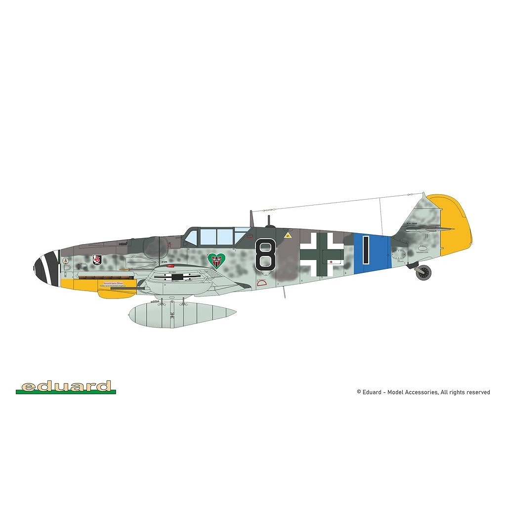 82167 1/48 メッサーシュミット Bf109G-6 初期タイプ プロフィパック