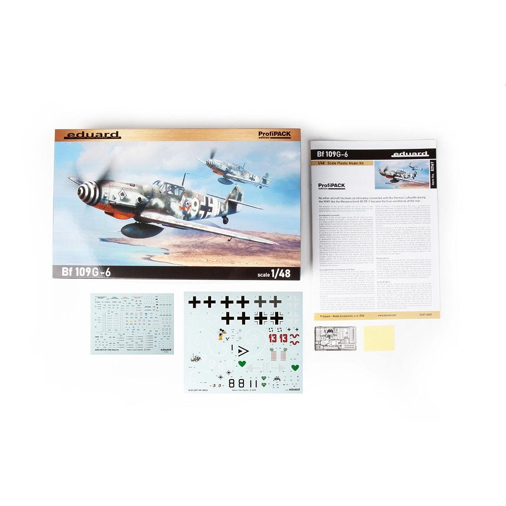 新製品】82167 1/48 メッサーシュミット Bf109G-6 初期タイプ プロフィ