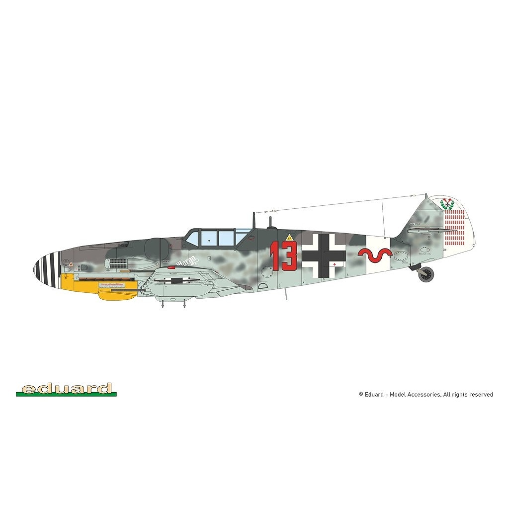 82167 1/48 メッサーシュミット Bf109G-6 初期タイプ プロフィパック