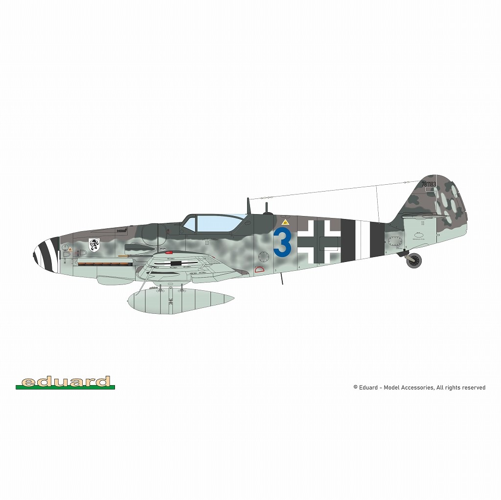 70161 1/72 メッサーシュミット Bf109G-14 プロフィパック