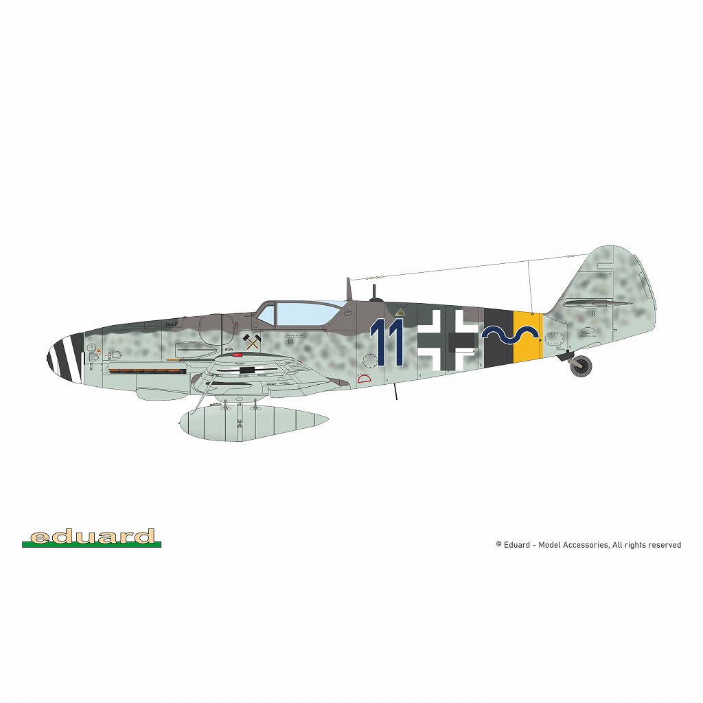 70161 1/72 メッサーシュミット Bf109G-14 プロフィパック