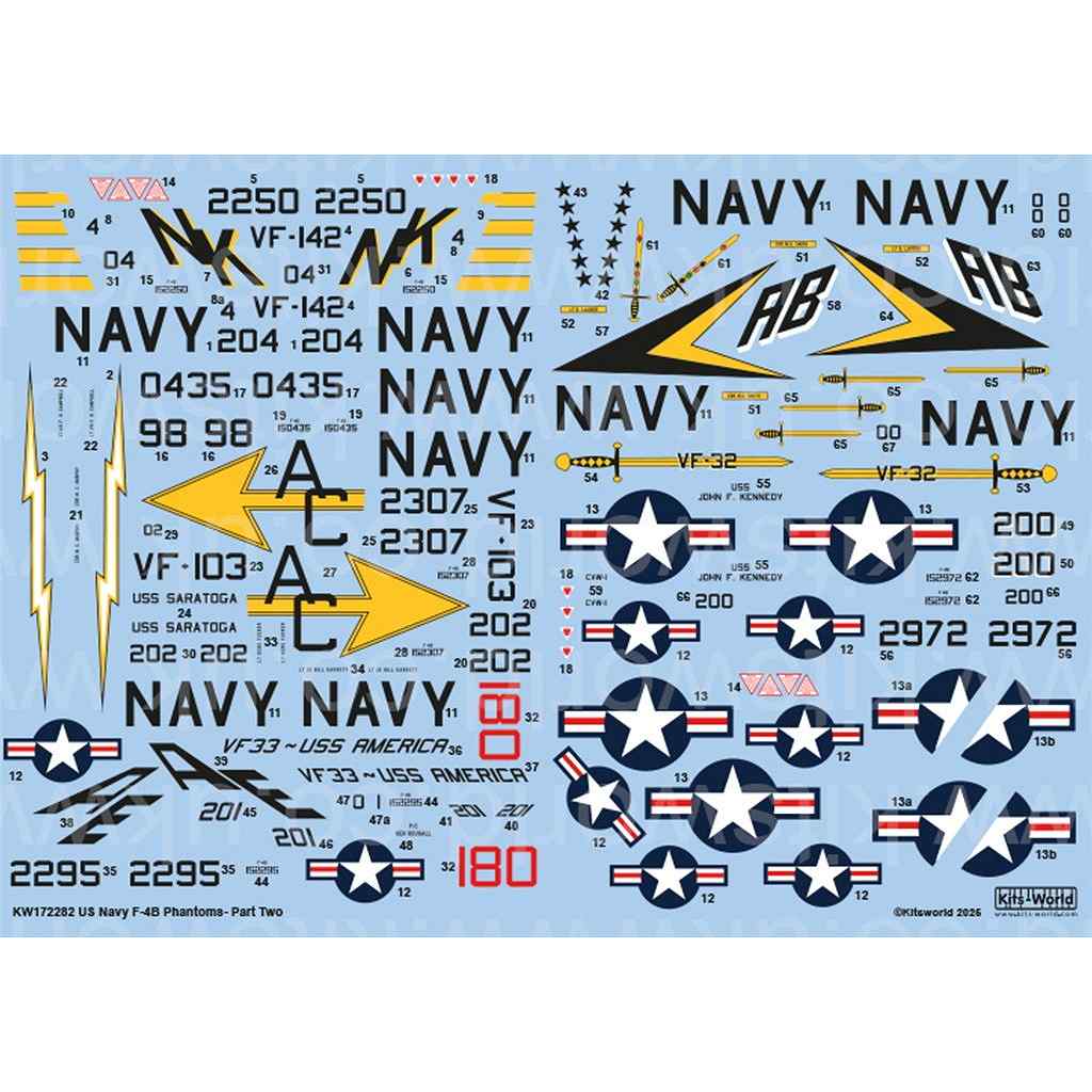 新製品】KW172282 アメリカ海軍 マクドネル・ダグラス F-4B ファントム