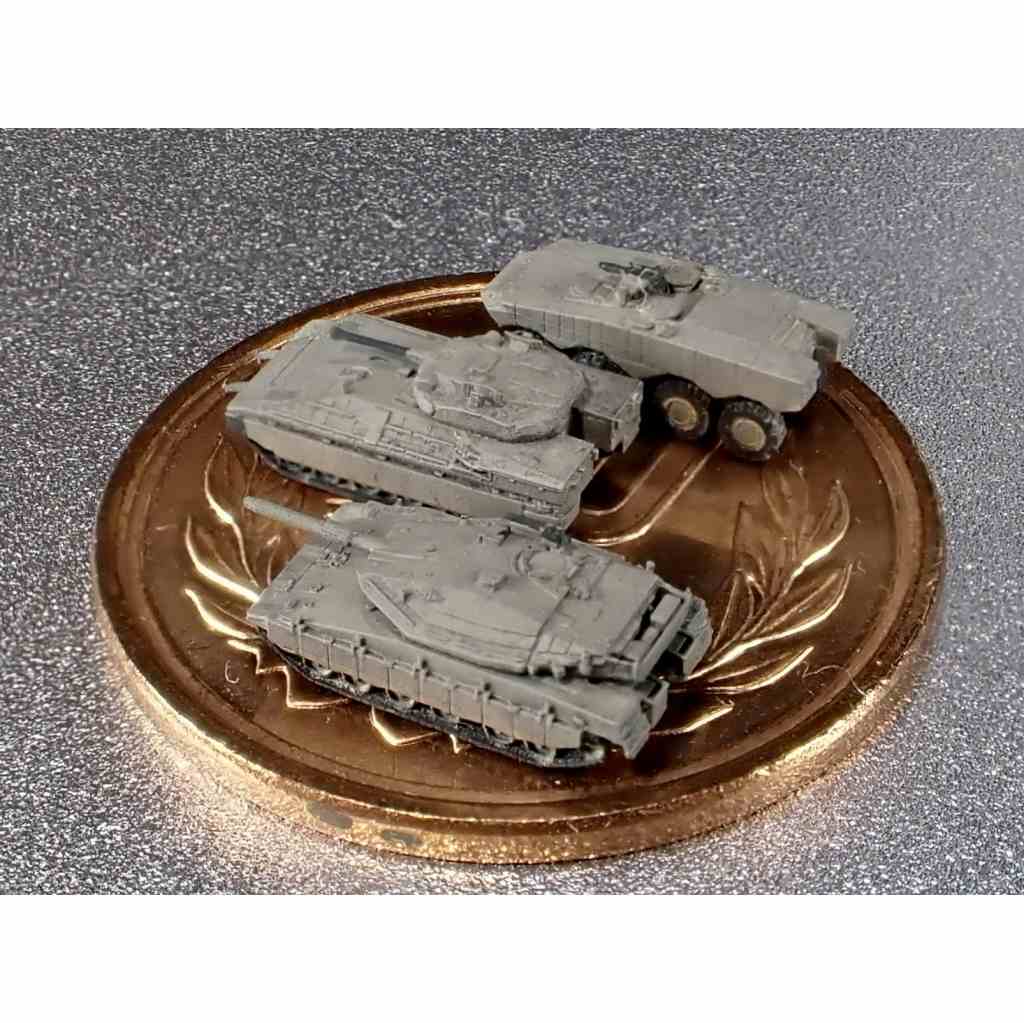 IDF2 現用イスラエル軍 車両セット2 メルカバMk4, ナメルIFV, エイタン