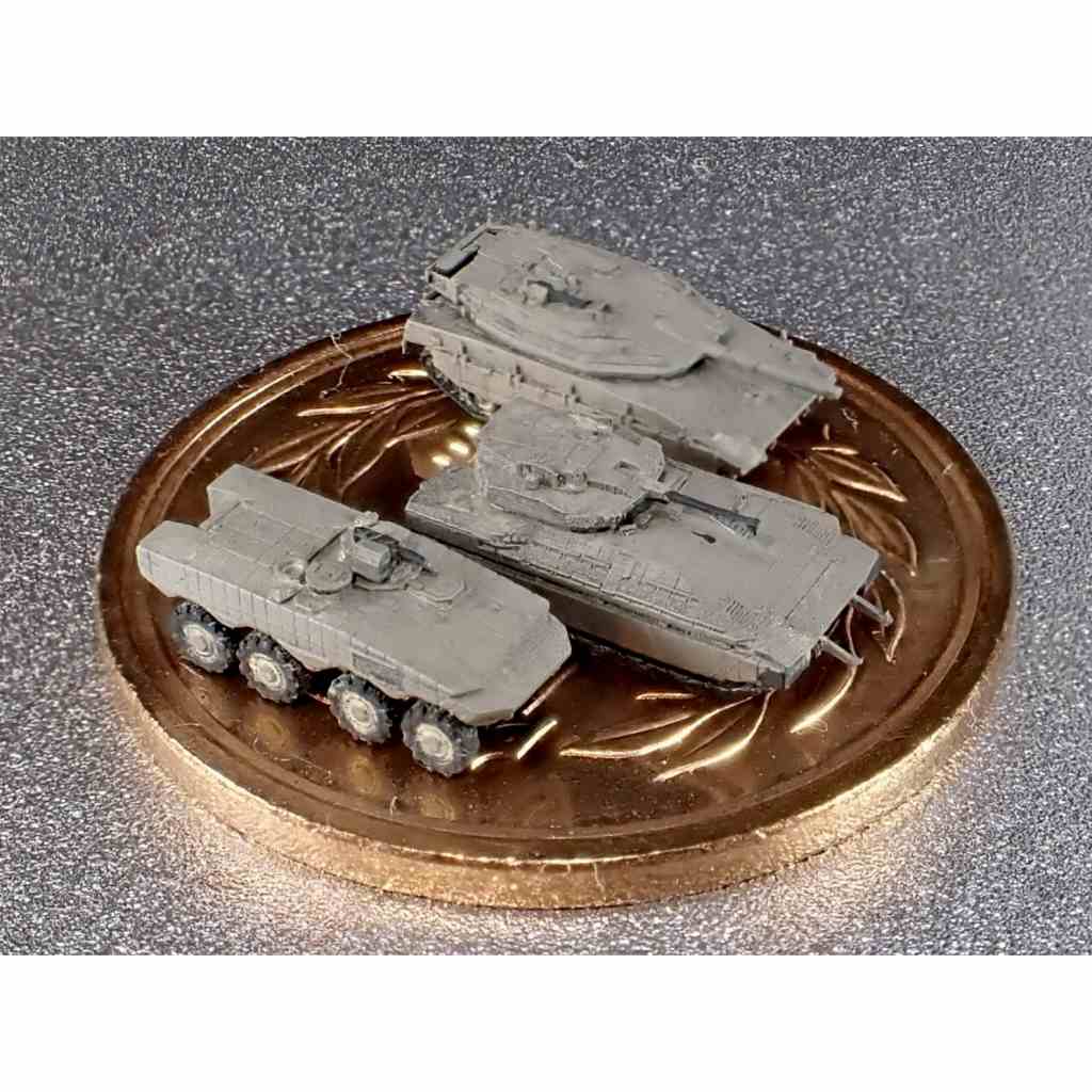 1/72 イスラエル軍キットセット IDF2 現用イスラエル軍 車両セット2 メルカバMk4, ナメルIFV, エイタン