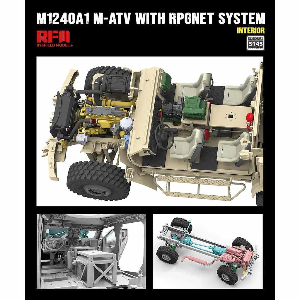 5145 1/35 M1240A1 M-ATV w/RPGNet システム | ライフィールドモデル