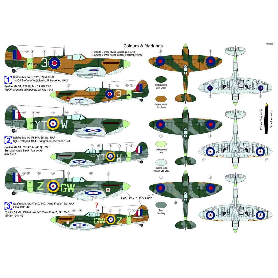 KPM0302 1/72 スピットファイア Mk.IIa ｢イギリス空軍｣ | KP