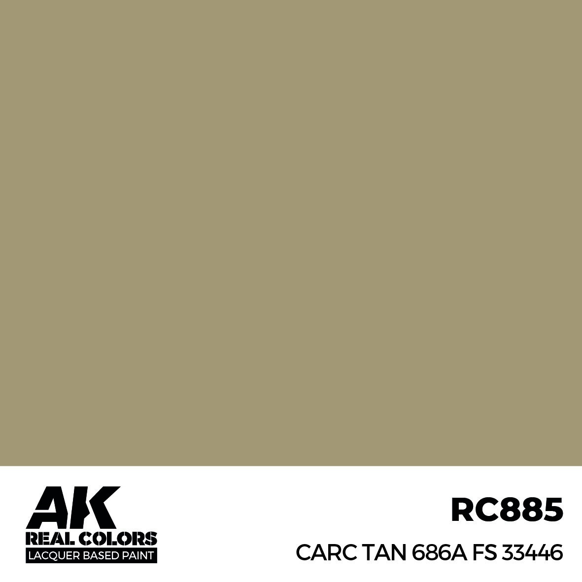 リアルカラー RC885 カークタン686A FS33446 (ラッカー塗料) | AK