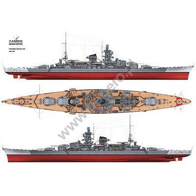オカドメ！シャルンホルスト製作委員会！ TOPDRAWINGS 7035 ドイツ海軍 戦艦 シャルンホルスト | カゲロウ