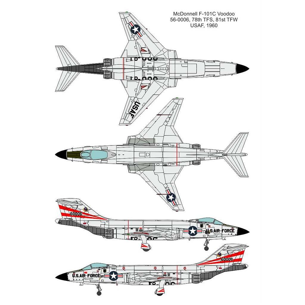 14442 1/144 F-101C �����ɥ���
