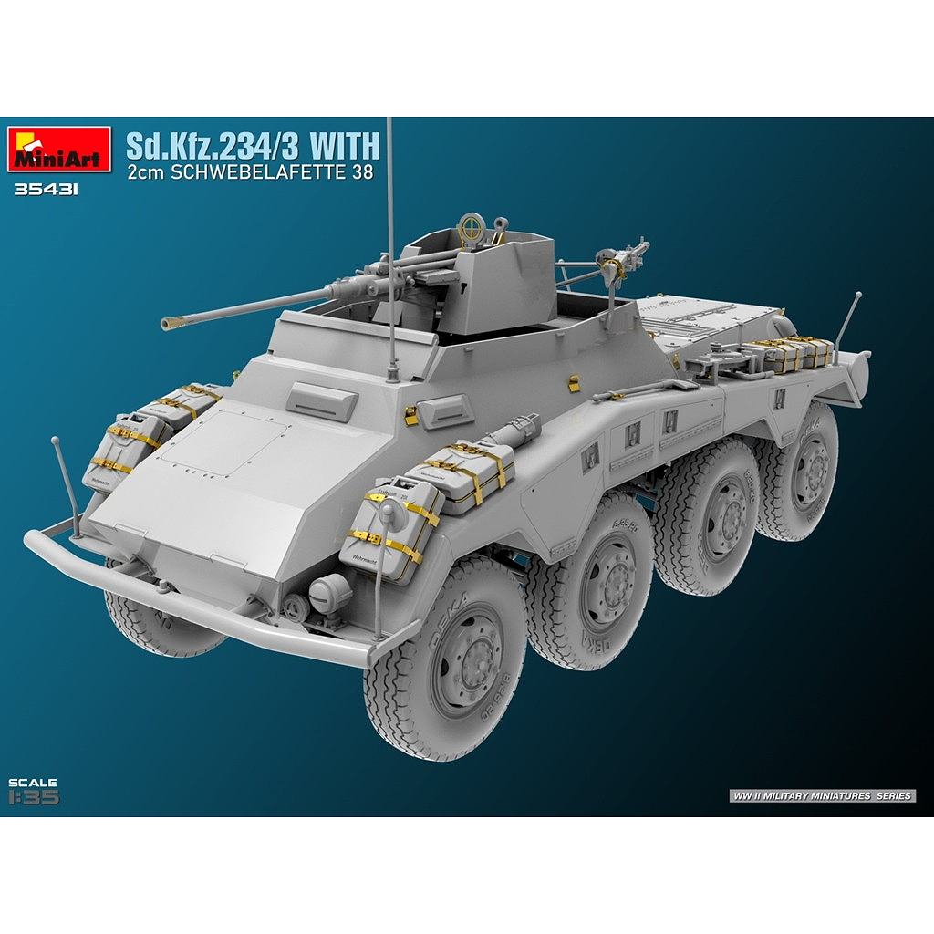 35431 1/35 Sd.Kfz.234/3 w/2cm ٥եå38