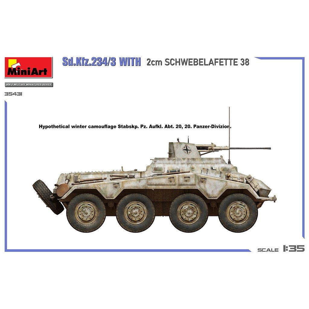 35431 1/35 Sd.Kfz.234/3 w/2cm ٥եå38