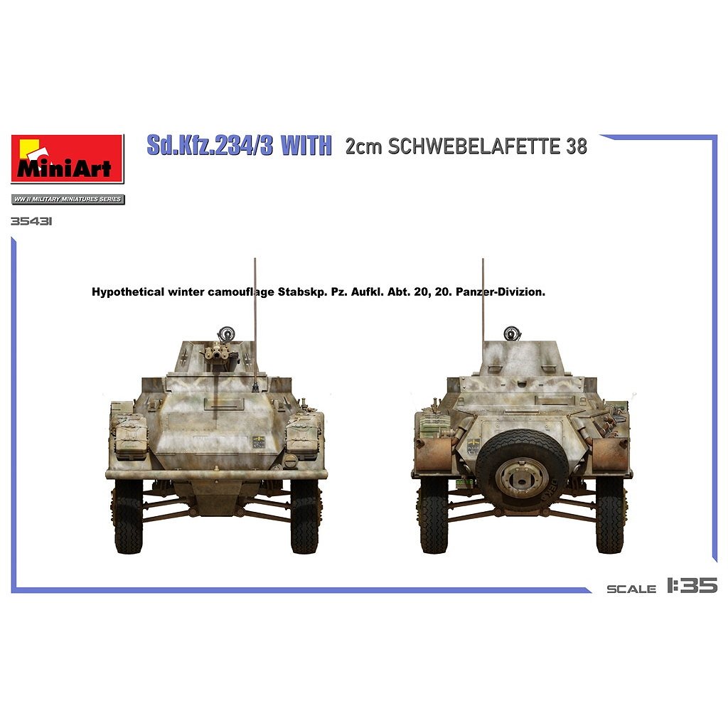 35431 1/35 Sd.Kfz.234/3 w/2cm ٥եå38