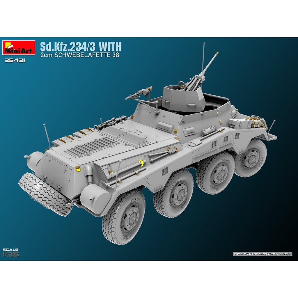 35431 1/35 Sd.Kfz.234/3 w/2cm ٥եå38