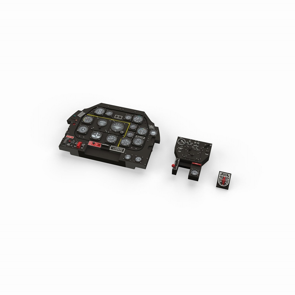 ルック634004 ノースアメリカン P-51D 計器盤 D-10以降用