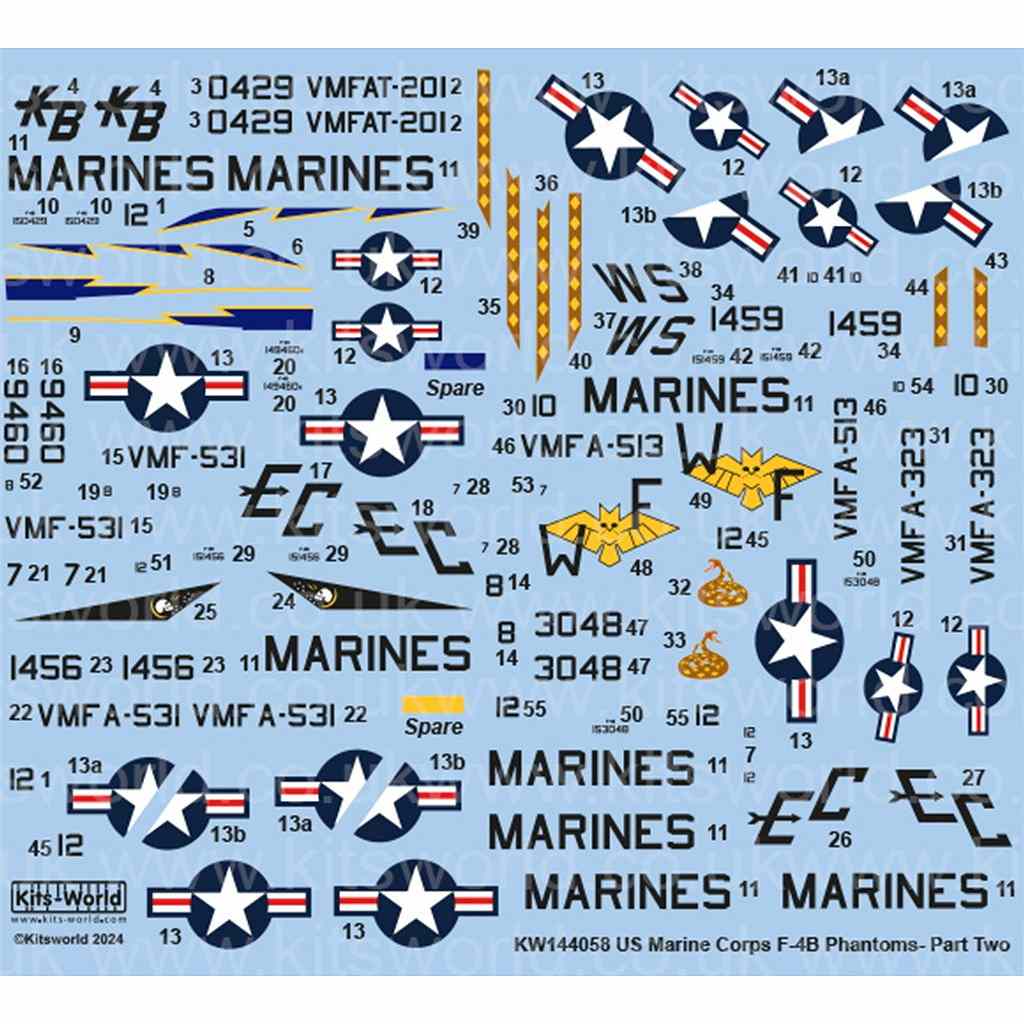 新製品】KW144058 アメリカ海兵隊 マクドネル・ダグラス F-4B