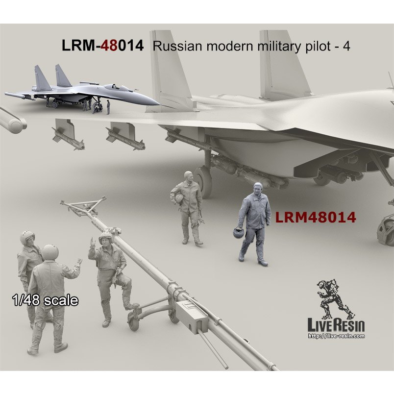 LRM-48014 現用 ロシア軍パイロット 4 | ライブレジン Live Resin