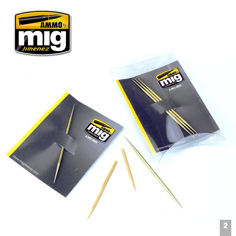 A.MIG-8026 真鍮製つまようじセット 3本セット | アモ AMMO of Mig 