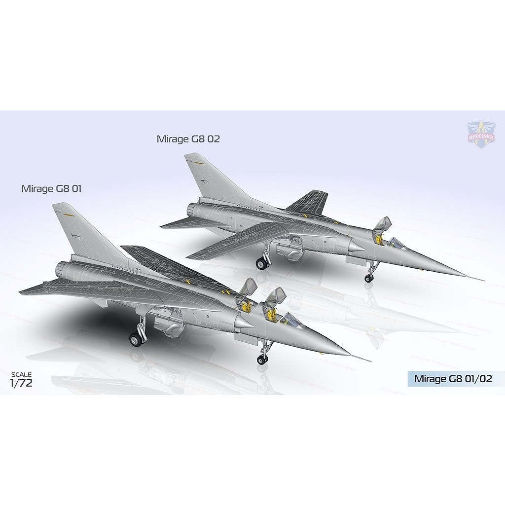 72057 1/72 ミラージュ G8.02 試作単座可変翼迎撃機 | モデルズビット