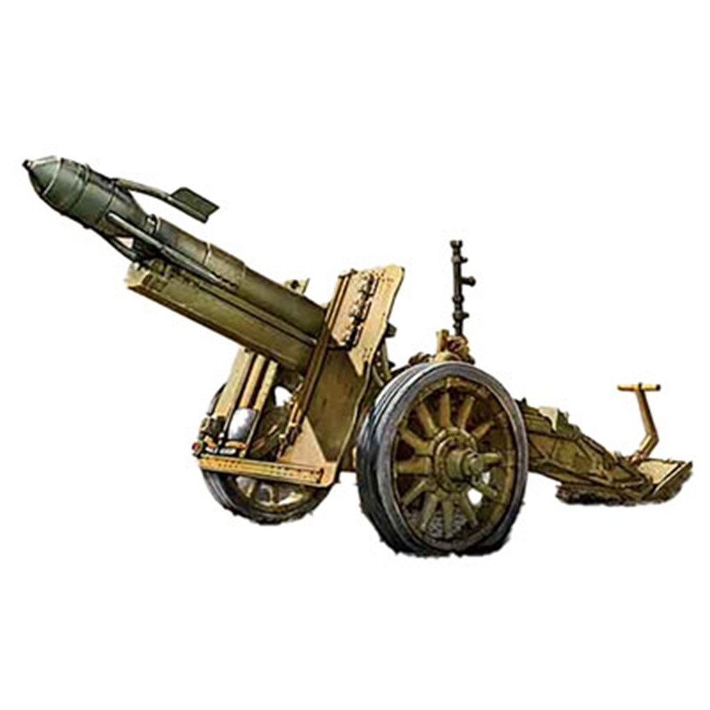新製品】72123 独 150mm重歩兵砲 sIG33 木製車輪&シュティールグ