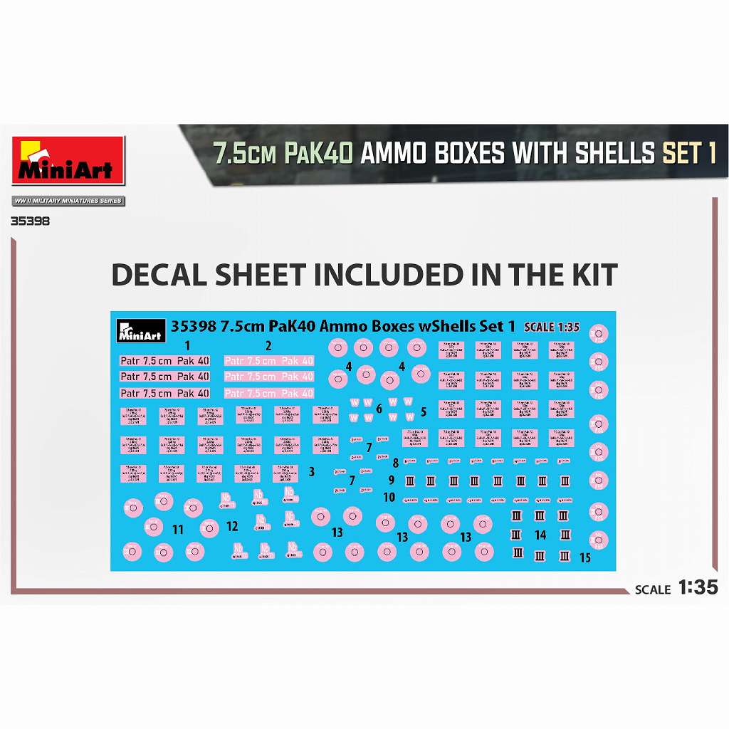 35398 1/35 7.5cm PaK40 ����Ȣ w/ˤ�ƥ��å�1