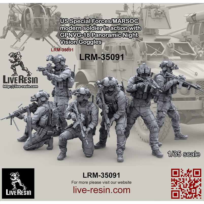 LRM-35091 ꥫʼü拾ޥ MARSOC 󥢥 w/GPNVG-18 ʥȥӥ 2