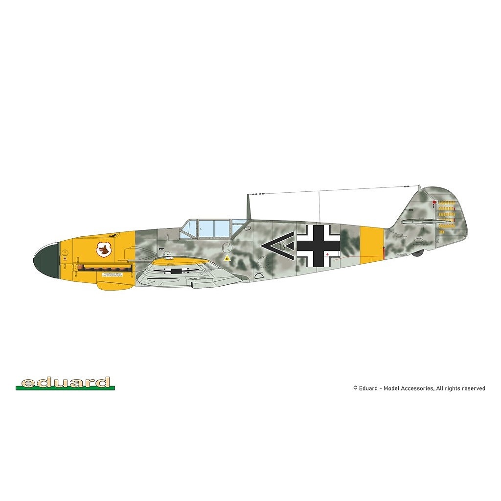 7478 1/72 ��å�������ߥå� Bf109F-4 ������������ɥ��ǥ������
