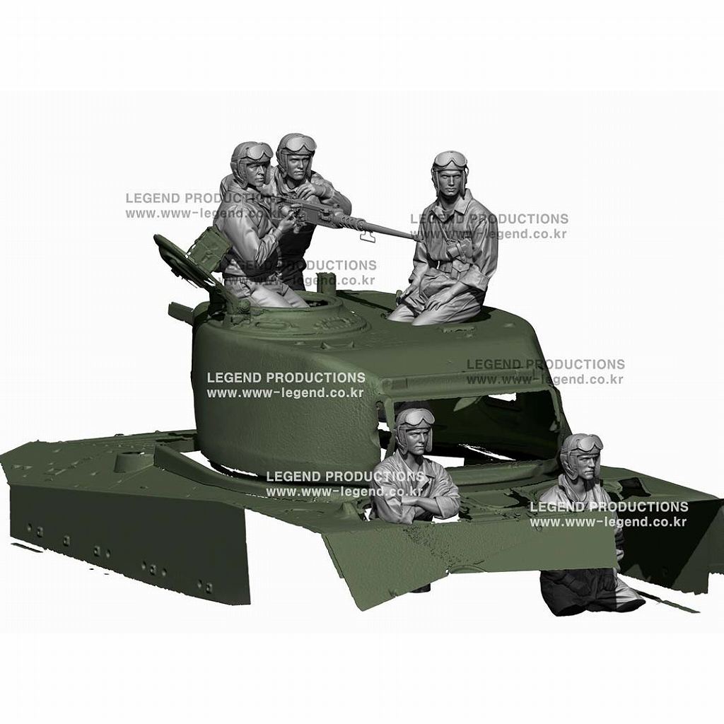 LA7230 WWII アメリカ陸軍 戦車乗員 5体セット | レジェンド LEGEND