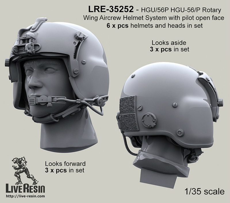 LRE-35252 HGU/56P HGU-56/P Rotary Wing Aircrew Helmet System