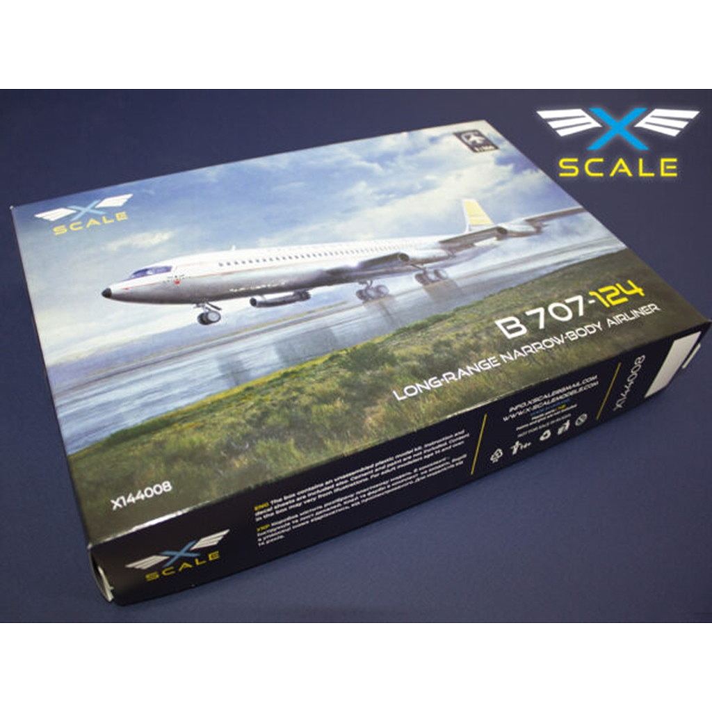 X144008 1/144 ボーイング B707-124 コンチネンタル航空 | X-スケール