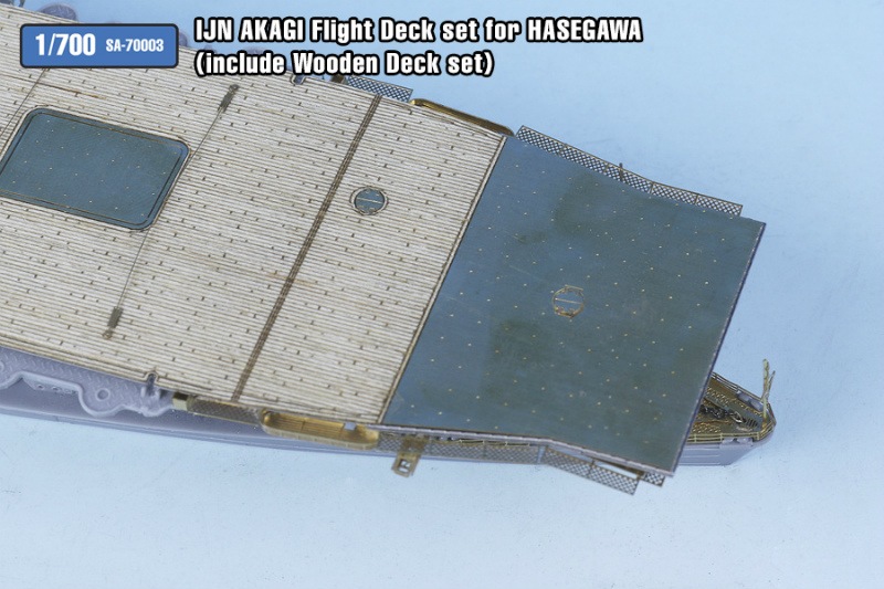 SA-70003 航空母艦 赤城 飛行甲板セット 木製甲板付 | テトラモデル