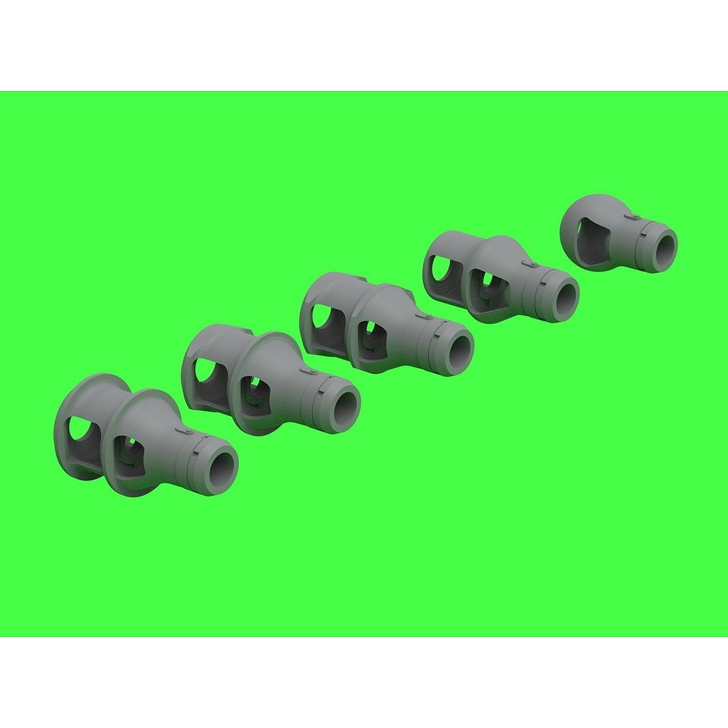 GM72-039 1/72 WWII �ɥ��� 7.5cm PaK/KwK/StuK 40�ѥޥ���֥졼�����å�(5��)