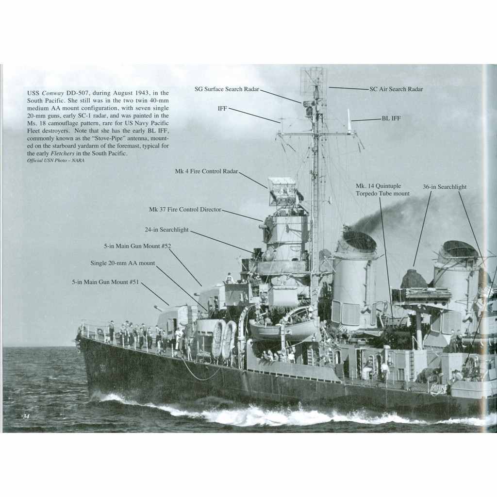 ウォーシップピクトリアル42 米海軍 フレッチャー級駆逐艦 前期